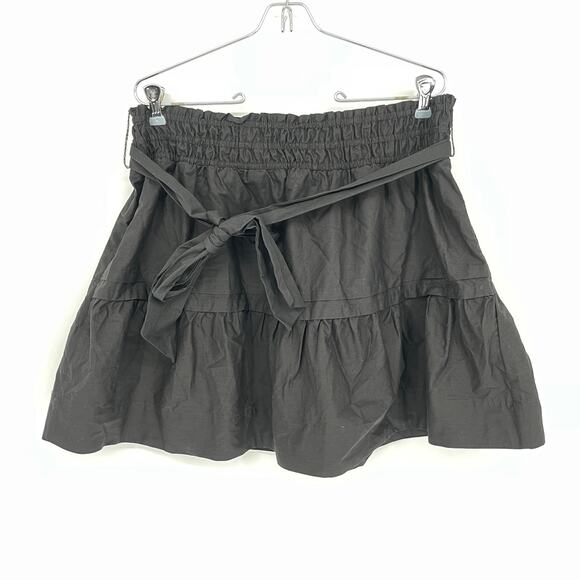 Maeve Anthropologie Somerset Mini skirt black - LP - Picture 2 of 9